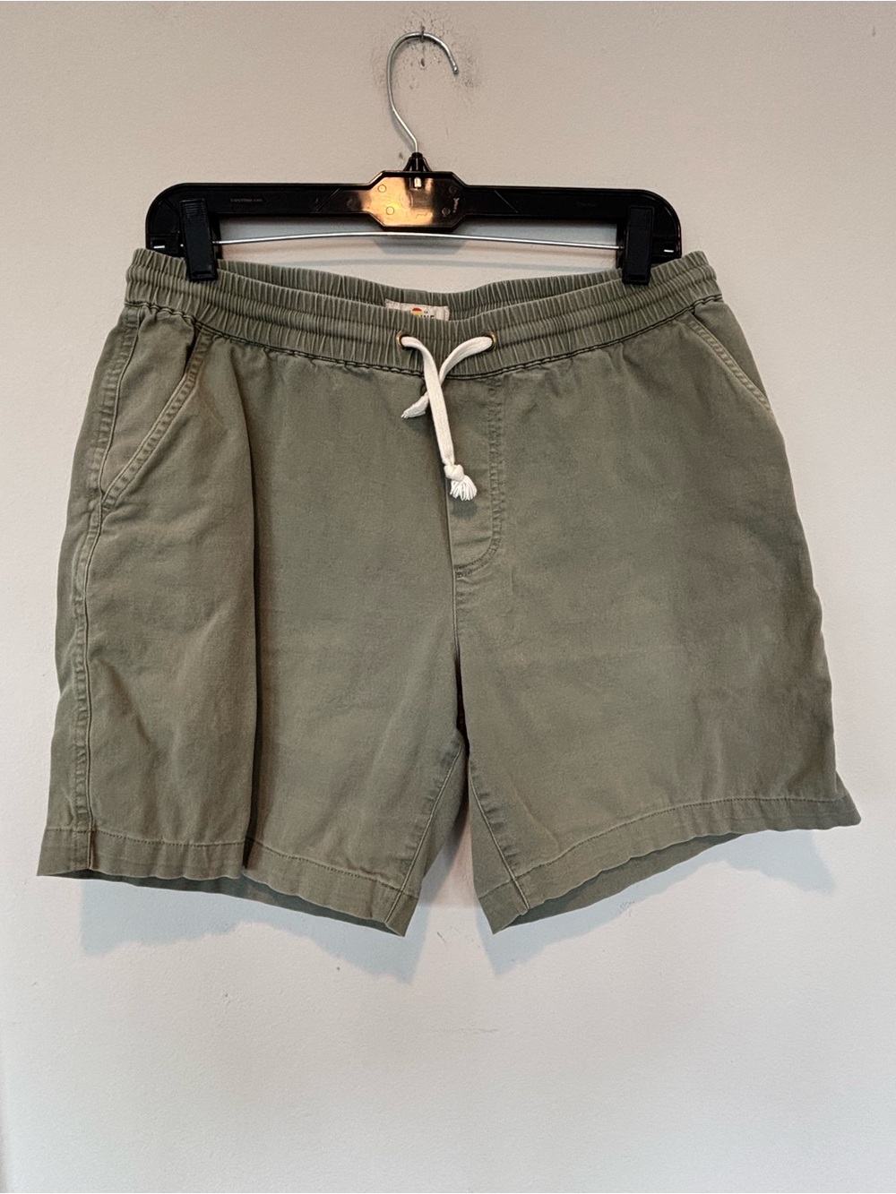 Marine Layer Olive Drawstring Athletic Shorts